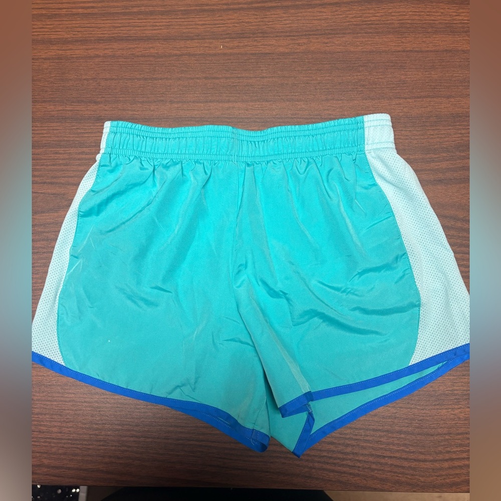 Athletic Works Teal and White Women's Shorts